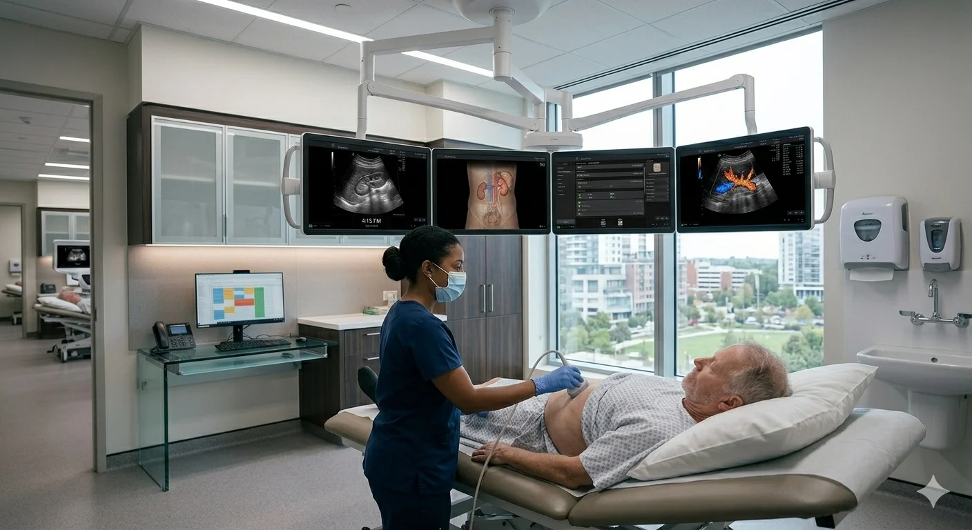 Prostate Ultrasound Diagnostic Screen